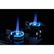 LEBENSSTIL 86series Volcano Wok Glass Hob 2 burner | LKGH-8602MB