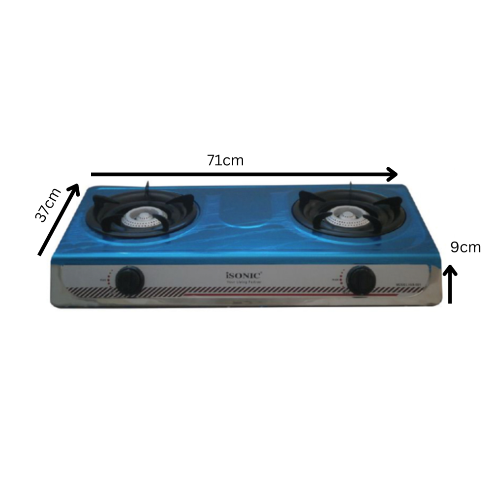 ISONIC STAINLESS STEEL GAS STOVE | IGB001(SS)