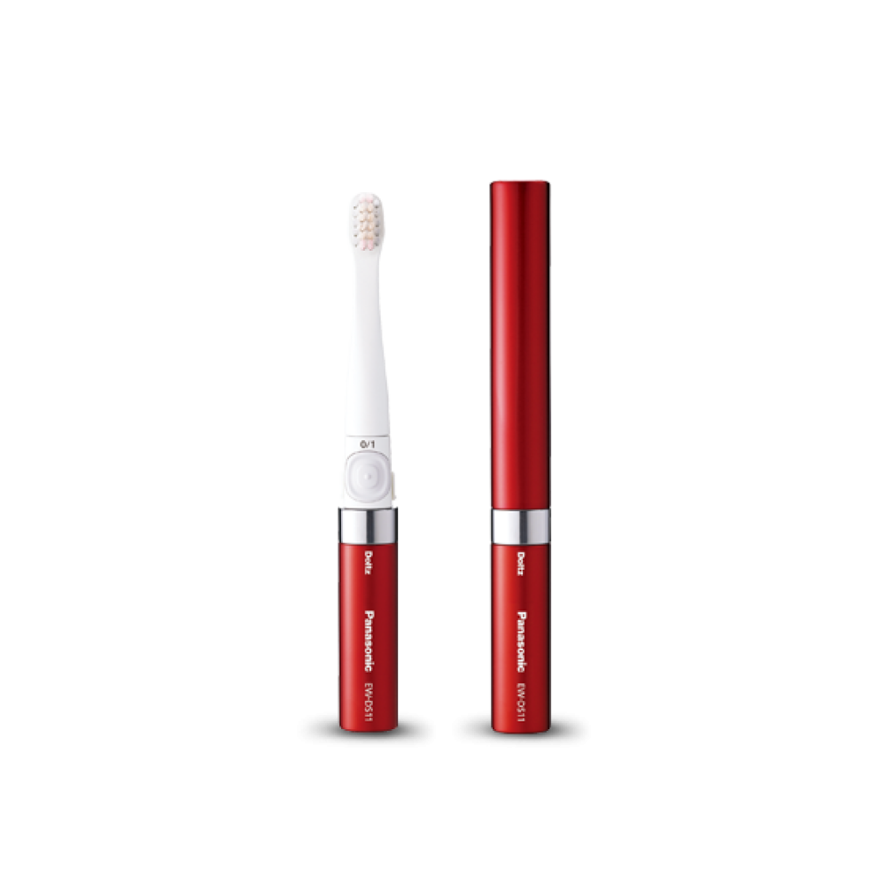 PANASONIC DOLTZ POCKET TOOTH BRUSH-RED