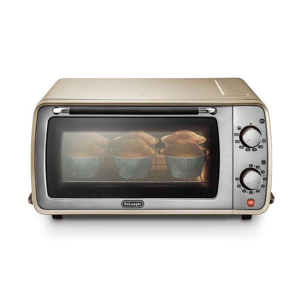Delonghi Icona Vintage Pastel Cream Mini Oven Toaster 9L | EOI406.BG
