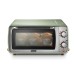 Delonghi Icona Vintage Olive Green Mini Oven Toaster 9L | EOI406.GR