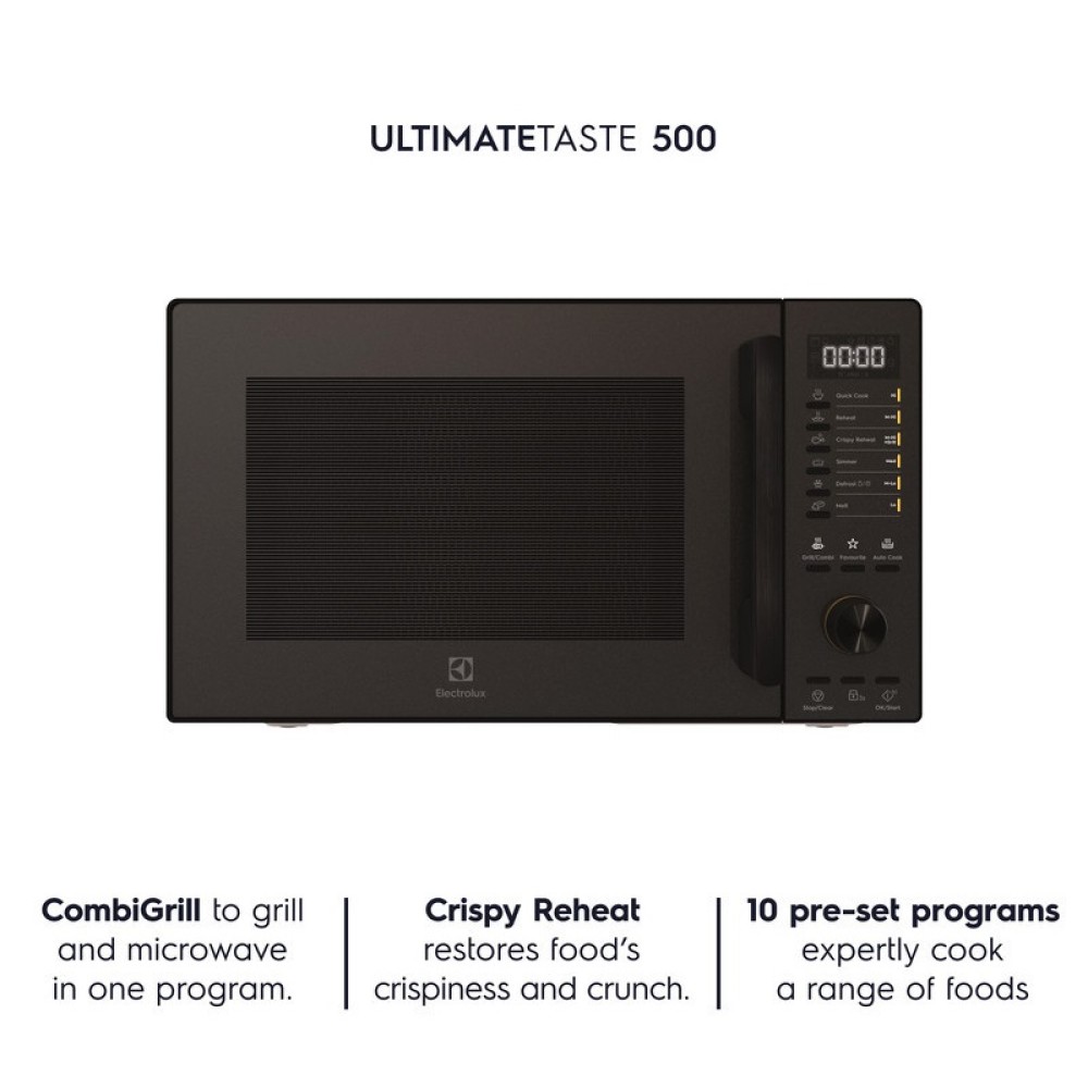 Electrolux 25L UltimateTaste 500 Free Standing Combination Microwave Oven EMG25D22BM BANHUAT.COM