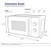 Electrolux 20L UltimateTaste 300 Free-Standing Microwave | EMM20K22B