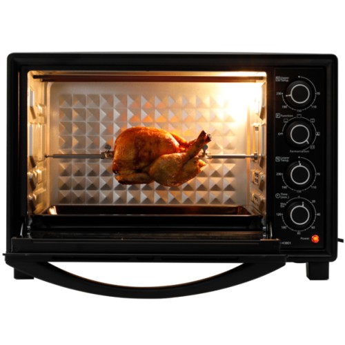 Panasonic 38L Compact Electric Oven with Double Heater Grill & Convection | NB-H3801KSK