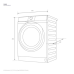 ELECTROLUX 9KG ULTIMATECARE 300 FRONT LOAD WASHING MACHINE | EWF9024D3WC