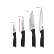TEFAL COMFORT KNIFE 4PCS SET (PARING 9CM+CHEF 15CM+UTILITY 12CM+SLICING 20CM) | K221S475