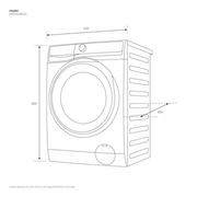 ELECTROLUX 10KG ULTIMATECARE 700 FRONT LOAD WASHING MACHINE - DARK SILVER | EWF1043R7SC