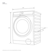 ELECTROLUX 11KG ULTIMATECARE 700 FRONT LOAD WASHING MACHINE - DARK SILVER | EWF1143R7SC