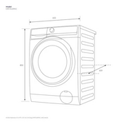ELECTROLUX 13KG ULTIMATECARE 900 FRONT LOAD WASHING MACHINE - DARK SILVER | EWF1342R9SC