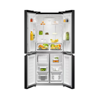 ELECTROLUX 419L 600 SERIES INVERTER QUAD DOOR REFRIGERATOR - MATTE BLACK | EQE4200A-B