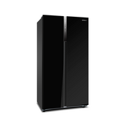 HITACHI 552L/525L SIDE BY SIDE FRIDGE - GLASS BLACK | HRSN9552DGBMY