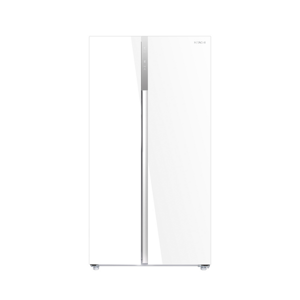 HITACHI 552L/525L SIDE BY SIDE FRIDGE - GLASS WHITE | HRSN9552DGWMY