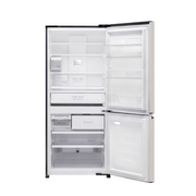 PANASONIC 545L/506L ECONAVI INVERTER PRIME+ EDITION ESSENTIAL TWIN DOOR FRIDGE - MATTE BEIGE STEEL | NRBW530HWCM