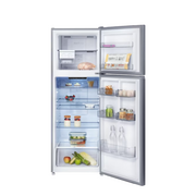 PANASONIC 362L/348L TWIN DOOR TOP FREEZER FRIDGE - SILVER STEEL | NRTC361BUKM
