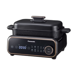 PANASONIC 4-IN-1 ELECTRIC MULTI COOKER - BLACK | NFGM401KSK