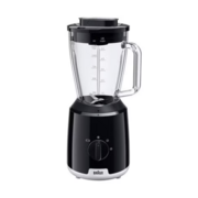 BRAUN 600W/1.25L POWERBLEND GLASS JUG BLENDER - BLACK | JB1050