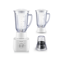 PANASONIC 1.5L/450W TWIN PLASTIC JUG BLENDER WITH DRY MILL - WHITE | MX-EP5172WSK