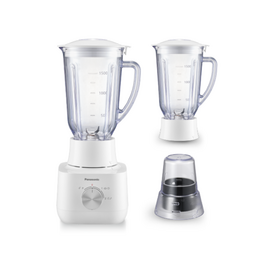 PANASONIC 1.5L/450W TWIN PLASTIC JUG BLENDER WITH DRY MILL - WHITE | MX-EP5172WSK