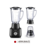 PANASONIC 1.5L/450W TWIN PLASTIC JUG BLENDER WITH DRY MILL - BLACK | MX-EP5172KSK