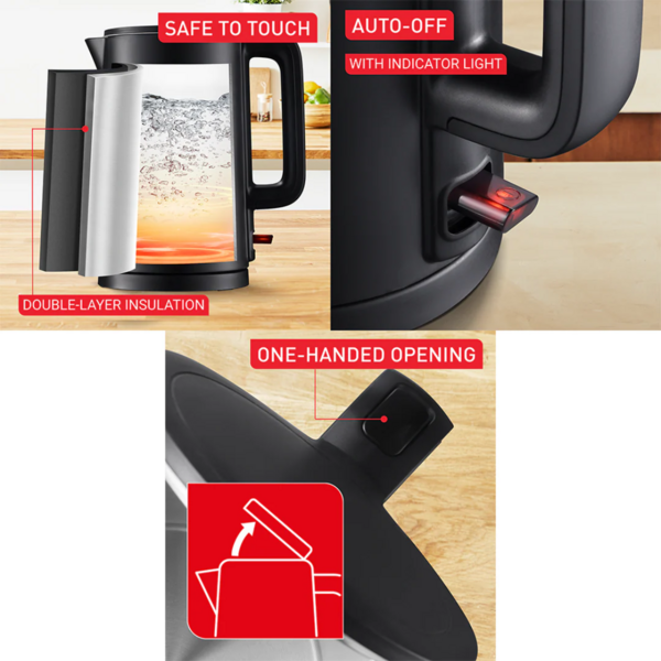 Tefal 1.5L Thermo Protect Electric Jug Kettle | KO1408Y2