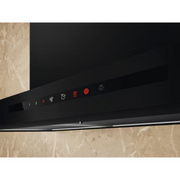 ELECTROLUX 90CM ULTIMATETASTE 600 CHIMNEY STANDARD COOKER HOOD - BLACK | ECT9633KB