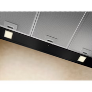ELECTROLUX 90CM ULTIMATETASTE 600 CHIMNEY STANDARD COOKER HOOD - BLACK | ECT9633KB