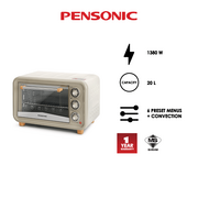 PENSONIC 20L RETRO ELECTRIC OVEN | PEO2012