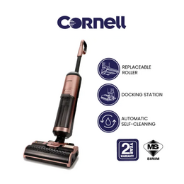 CORNELL WET AND DRY FLOOR CLEANER WITH STEAMER | CVCWD1502CS