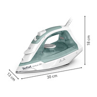 TEFAL 2000W XL CERAMIC SOLEPLATE VIRTUO 30 STEAM IRON - EUCALYPTUS GREEN | FV2C48G0