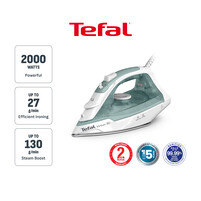 TEFAL 2000W XL CERAMIC SOLEPLATE VIRTUO 30 STEAM IRON - EUCALYPTUS GREEN | FV2C48G0