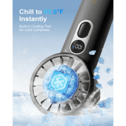 SOTHING COOLING HANDHELD FAN ENERGY ICE - WHITE | DSHJ-S-2418B-WHITE