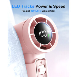 SOTHING TURBO HANDHELD FAN ENGINE SLIM - PINK | DSHJ-S-2422B-PINK