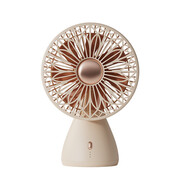 SOTHING PORTABLE DESKTOP FAN - BRIDAL BOUQUET APRICOT | DSHJ-S-2113A