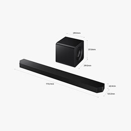 SAMSUNG Q-SERIES SOUNDBAR 5.1.2CH WITH SUBWOOFER - BLACK (2026) | HWQ800H/XM