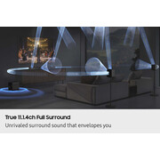 SAMSUNG Q-SERIES SOUNDBAR 11.1.4CH WITH SUBWOOFER & REAR SPEAKER - TITAN BLACK (2026) | HWQ990H/XM
