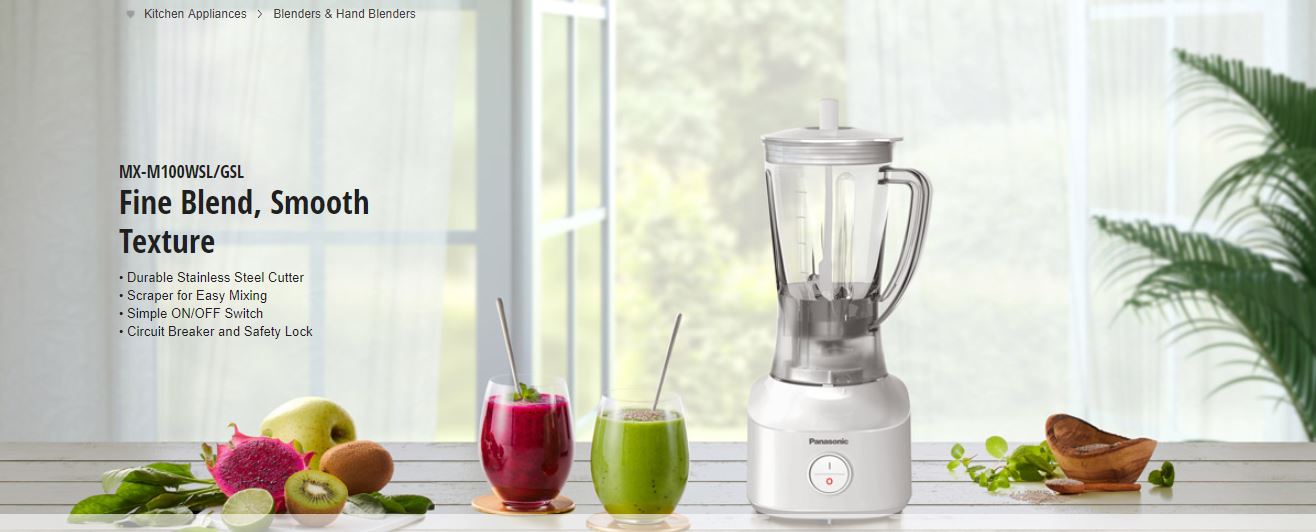 Best Electronics BDPanasonic Durable n Lightweight Blender MXM100GSL O1