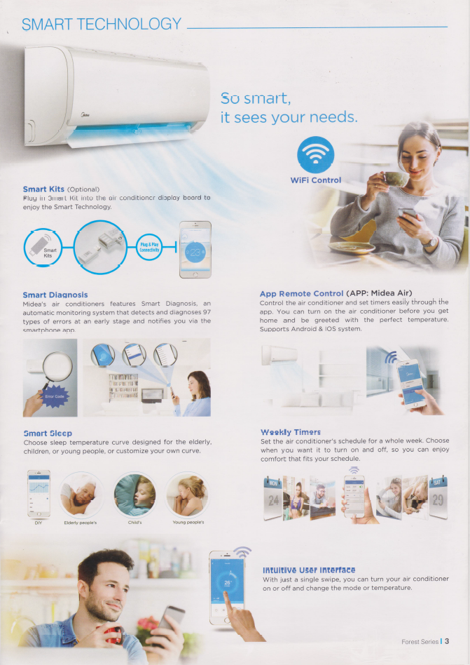 Midea 1 0hp Wall Mou