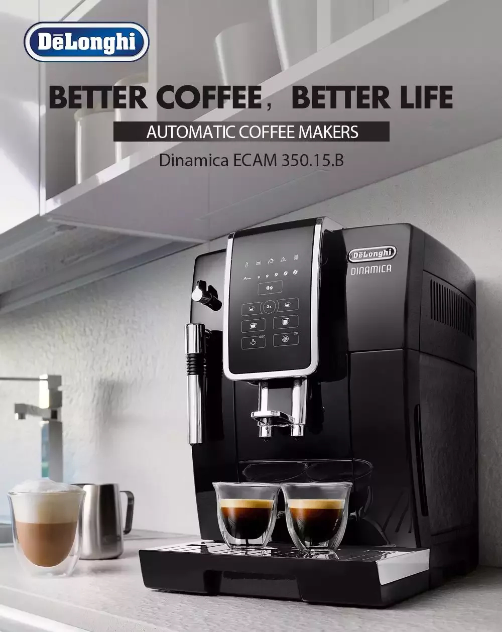 MACHINE EXPRESSO DELONGHI dinamica ECAM 350.35W 