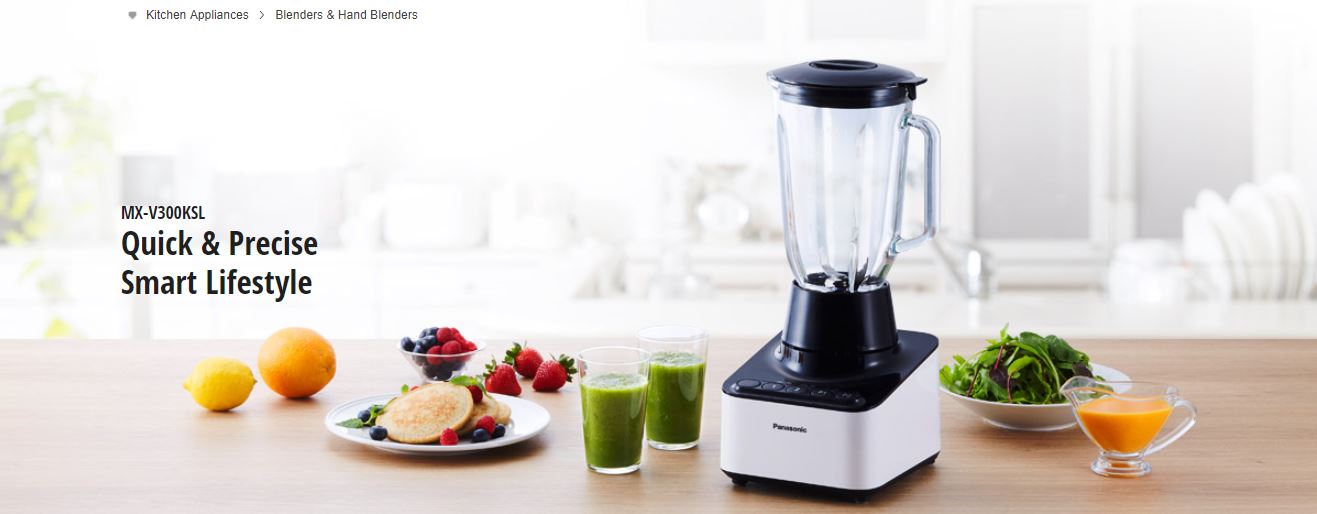 Panasonic Ultimate Powerblade Blender 2 0l Plastic Mx V300ksl Banhuat Com